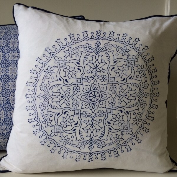 blue pillow covers, cushion covers, decorative pillows, pillow covers, accent pillows, throw pillows, sofa pillows, 18x18 pillow cover