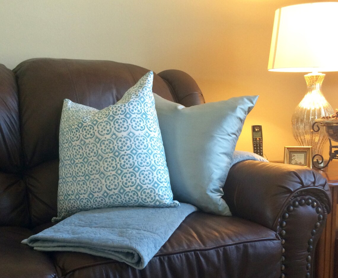 CLEARANCE Decorative Pillows/ Green Pillow Covers/ 18x18 Etsy