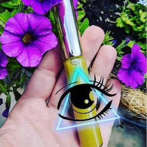 Eyelash Growth Serum, Eyebrow Growth Serum, Thick Lashes, Thick Brows, Plant Serum, Gemstone Infused, Vegan Beauty, Cruelty-Free!