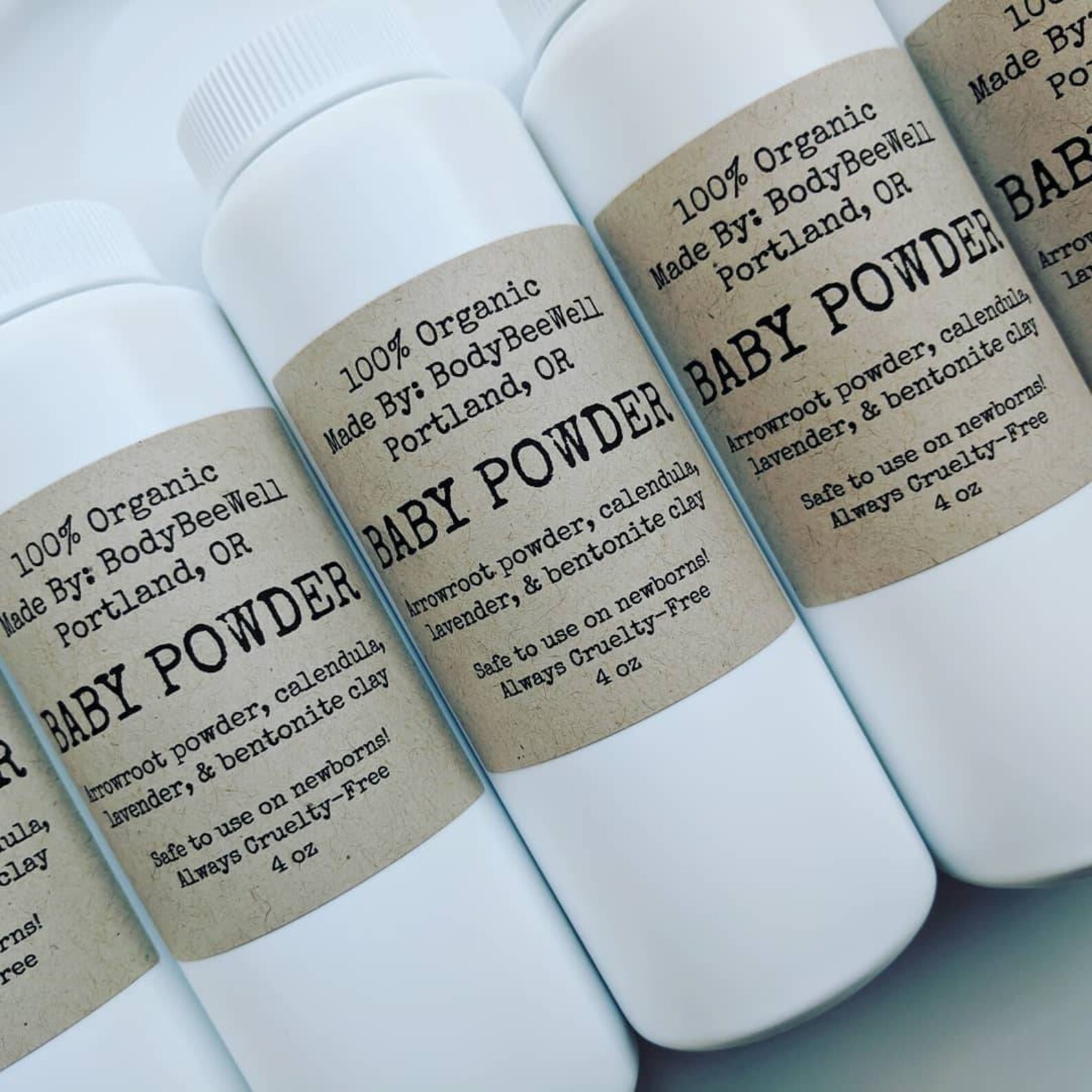 Organic Baby Powder Talc Free Body Powder Diaper Rash Etsy