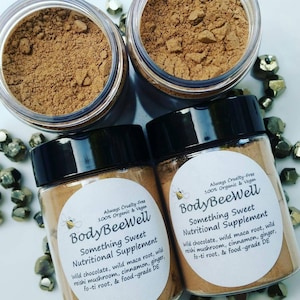 Organic Nutritional Supplement, Superfood Powder, Plant Protein, Wild Chocolate, Maca, Reishi Mushroom, Nutrition, Health & Wellness, Vegan!