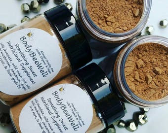 Chocolate orgânico em pó, suplemento nutricional, superalimento em pó, proteína vegetal, chocolate selvagem, maca, cogumelo reishi, vegano!