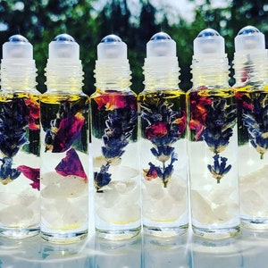 Divine Feminine Gemstone Oil, Organic Apothecary, Metaphysical, Altar, Anointing Oil, Third Eye!
