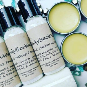 Organic Makeup Remover, Sensitive Eyes, Waterproof Makeup Remover, Eye Makeup Remover, Vegan Cosmetics, Rosewater, Cruelty-Free Beauty!