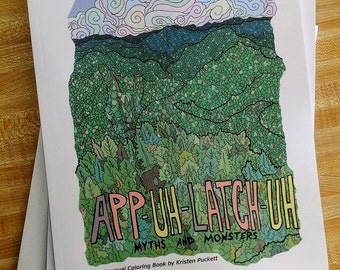 Appalachian Cryptid Coloring Book
