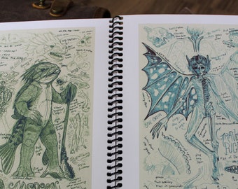 Cryptid Field Art Sketchbook Flipbook Volume 3