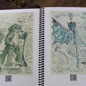 Cryptid Field Art Sketchbook Flipbook Volume 3