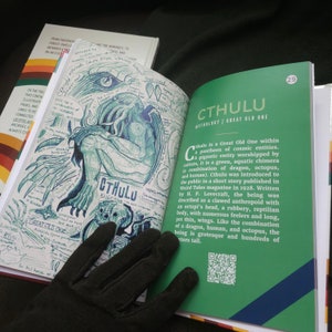 Cryptid Field Art Sketchbook & Collection Volume 2 Flipbook | West Virginia, Appalachia, and Legendary Creatures