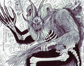 Krampus a Mythological Bestiary Study