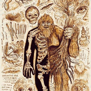 Bigfoot Print | Yahoo: Appalachian Cryptozoology Field Guide Art