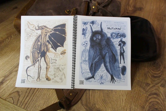 Cryptid Field Art Sketchbook & Complete Collection Volumes 1 4