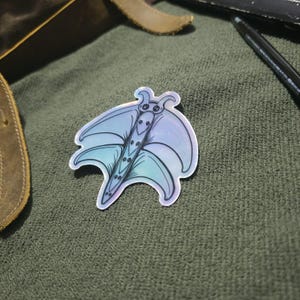 Air Rod Cryptid Holographic Sticker | Kawaii Atmospheric Beast - Water ...