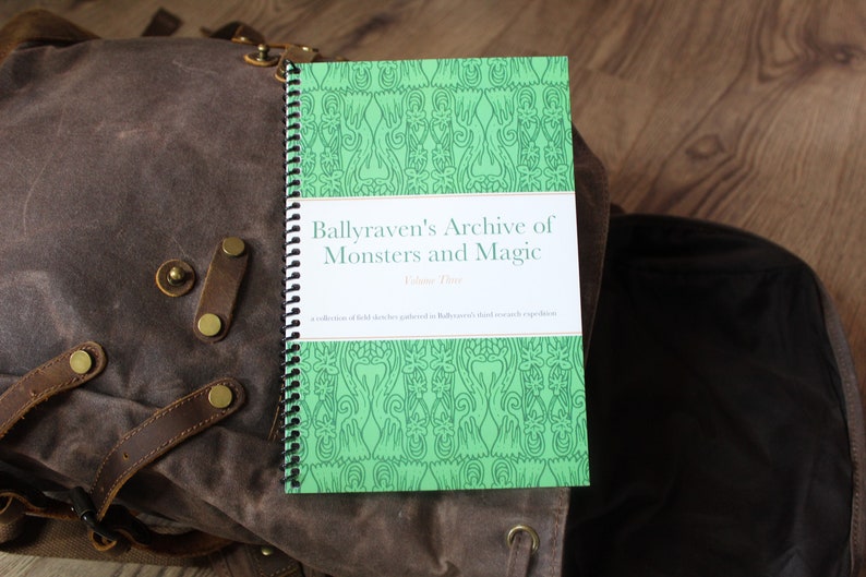 Cryptid Field Art Sketchbook Flipbook Volume 3 Etsy