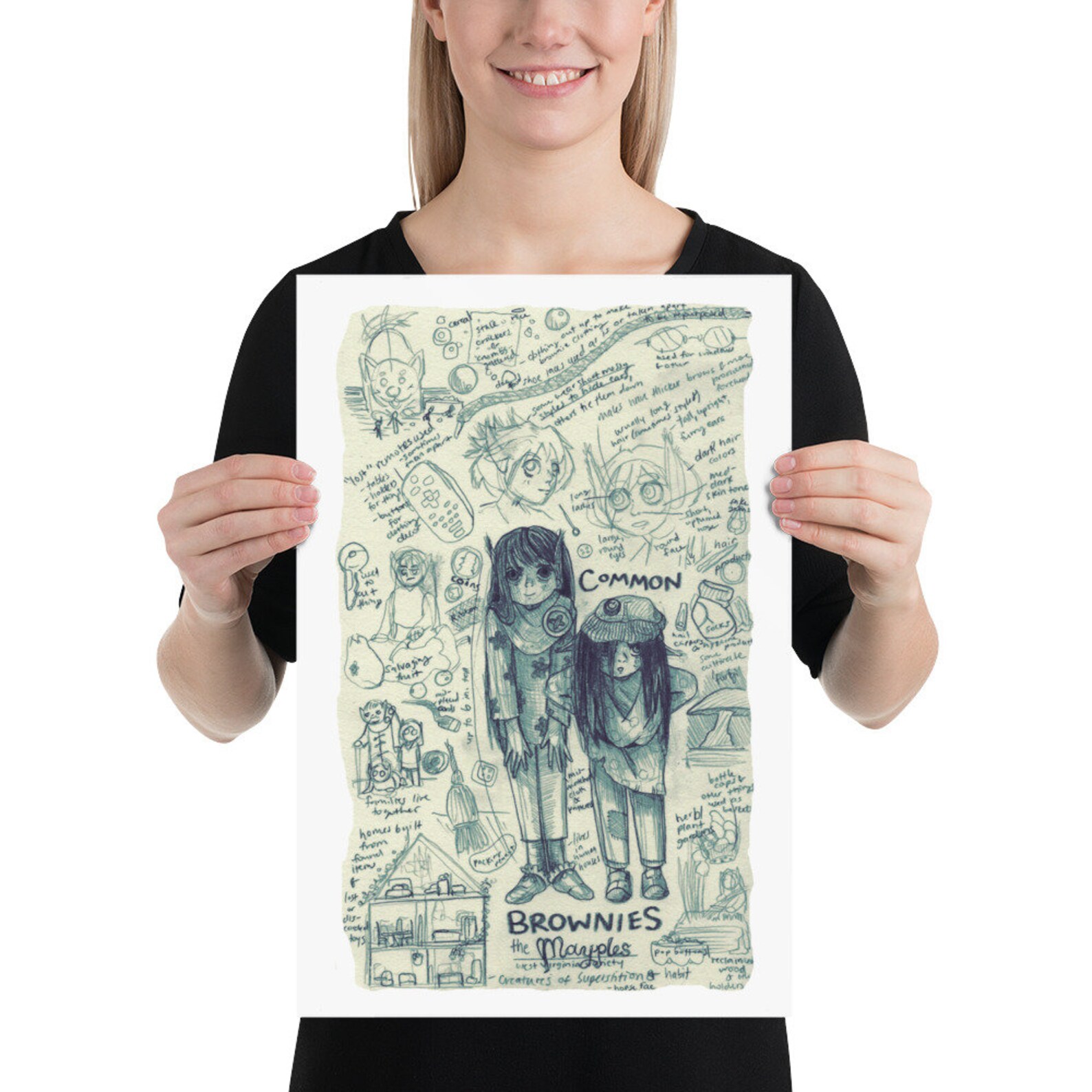 Mayple a Common Variant of Brownie Fae Creature Bestiary Etsy