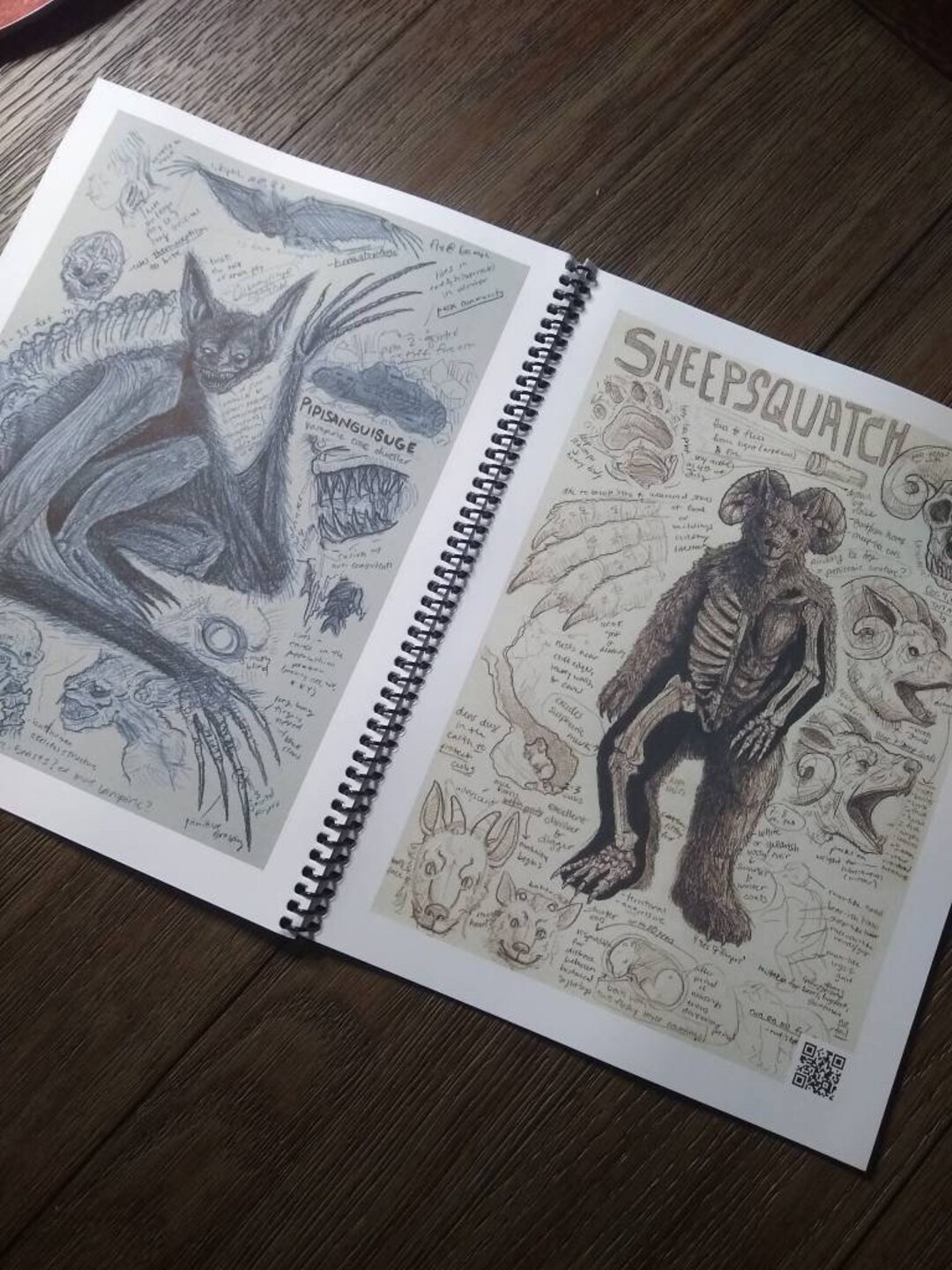 Cryptid Field Art Sketchbook Flipbook Volume 2 Etsy