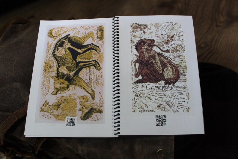 Cryptid Field Art Sketchbook Flipbook Volume 3 Etsy