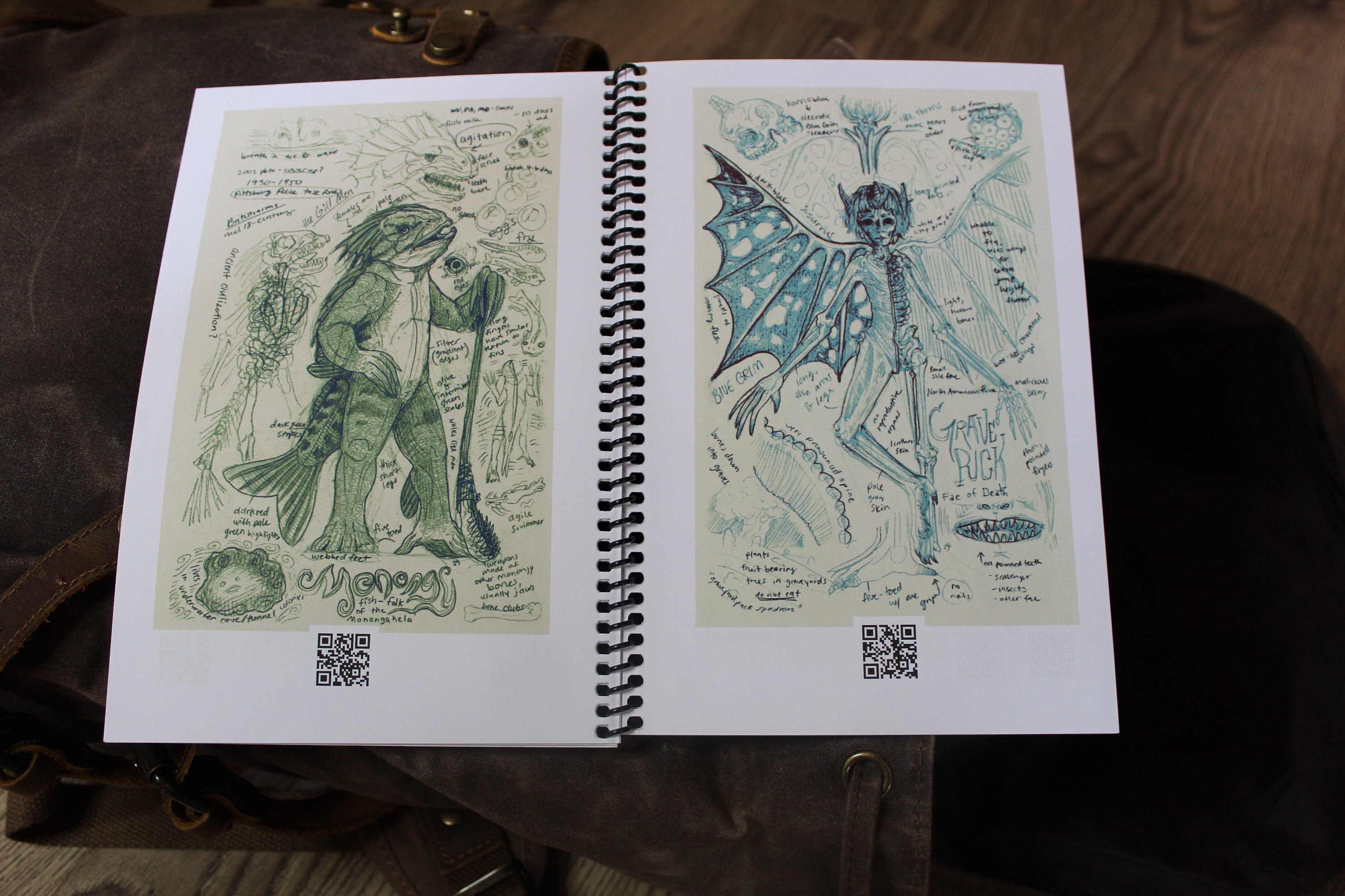 Cryptid Field Art Sketchbook Flipbook Volume 3 Etsy UK