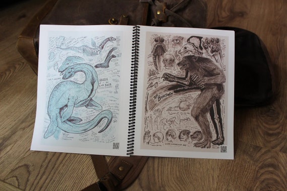 Cryptid Field Art Sketchbook & Complete Collection Volumes 1 4