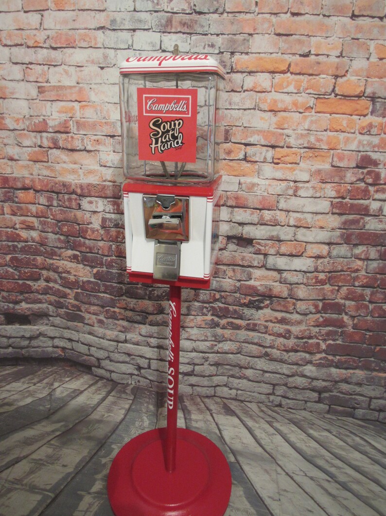 Campbell's Soup Northwestern Machine Vintage Glass Vending Etsy
