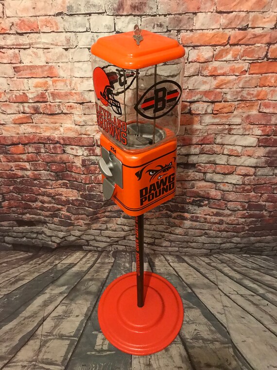 Cleveland Browns Inspired Vintage Gumball Candy Machine Etsy