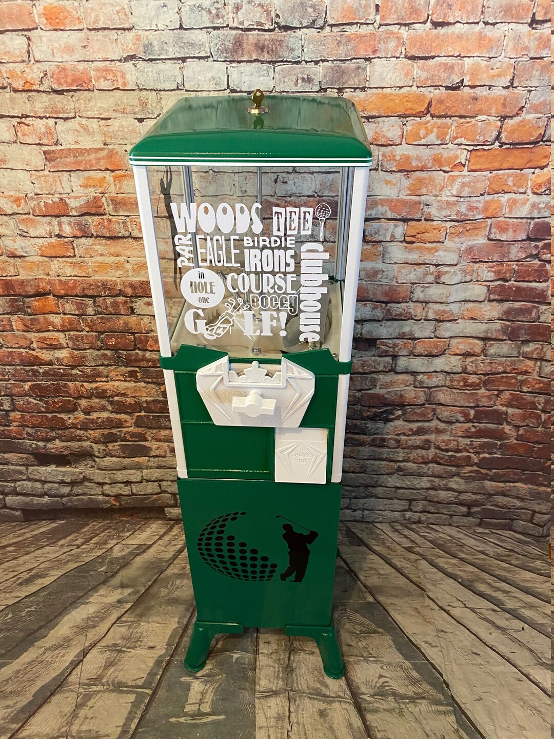 Golf Ball Vending Machine Man Cave Gift Home Decor Golf Lovers Etsy