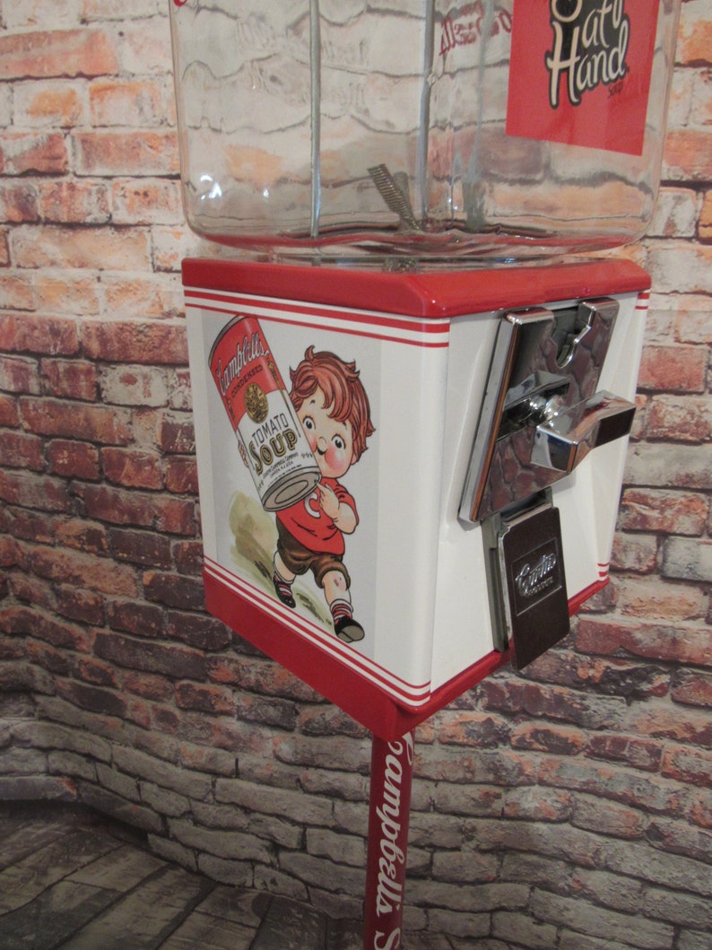 Campbell's Soup Northwestern Machine Vintage Glass Vending Etsy