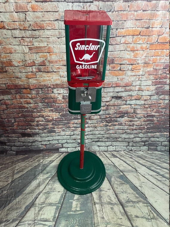 Vintage Gumball Candy Nut Machine Themed Sinclair Gas Petro Collectibles  Man Cave Accessories Unique Gift Office Game Room Decor 