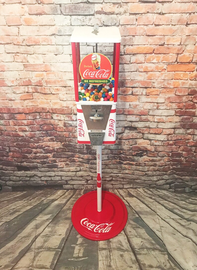 Coca Cola vintage gumball machine | Etsy