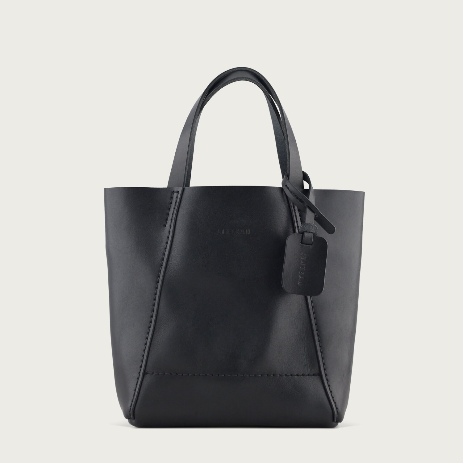 the small black tote bag