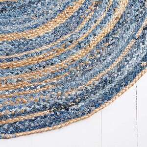 Bohemian Rag Rug, Hand Braided Oval Rug, Beautiful Rag Rug, Decorative ...