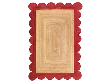Teppich mit Muschelsaum, Teppich mit Muschelsaum, Muschelteppich, Muschelteppich, Wollteppich, Muschelteppich, Küchenteppich, Muschelteppich, Badezimmerteppich