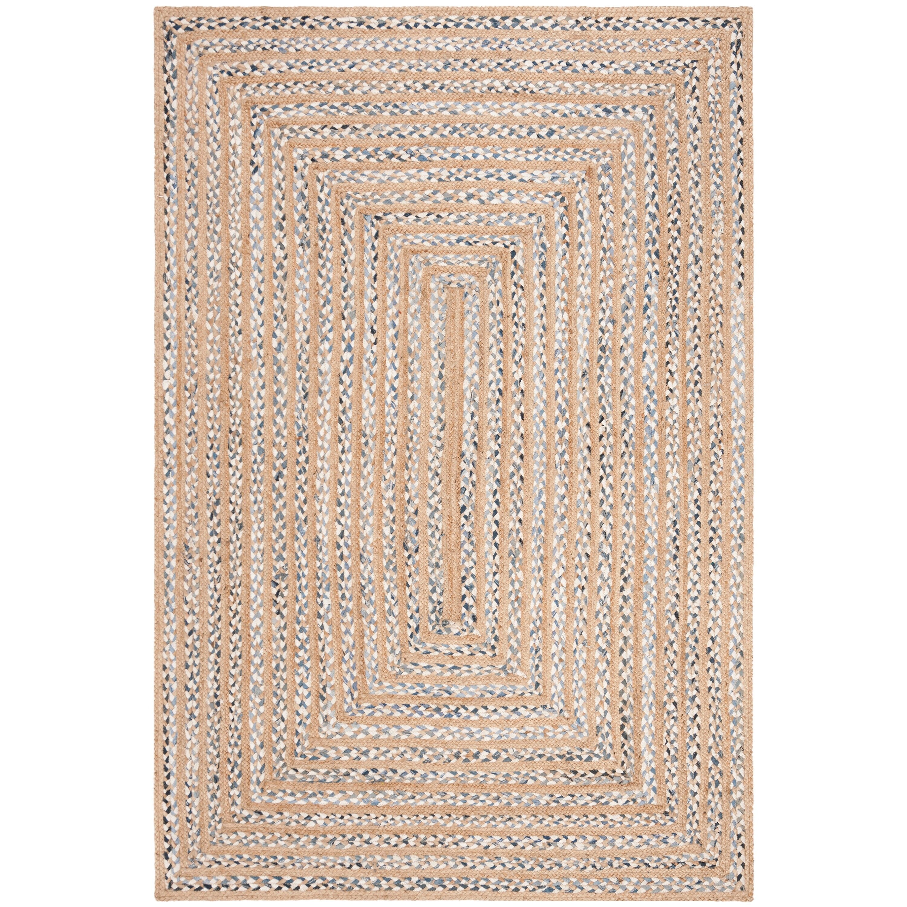 Handbraided Soft Reversible Living Room Rugs 4 X 6 Feet ON SALE