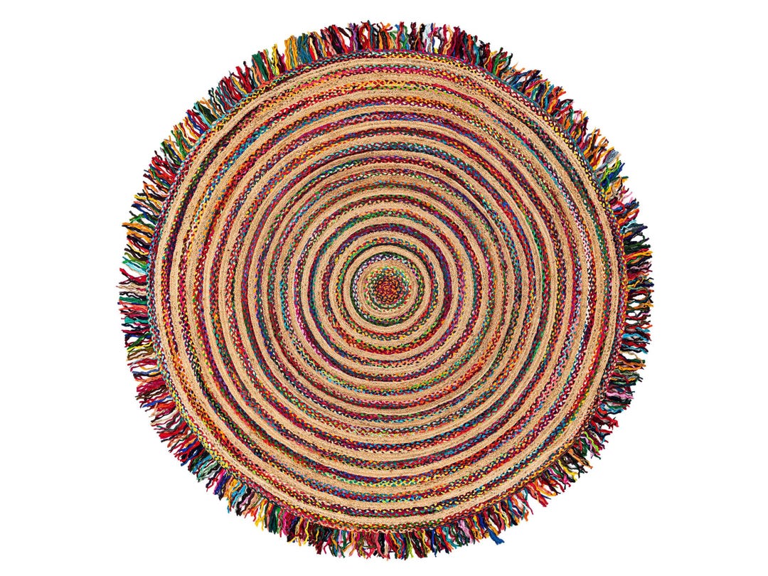 Handbraided Rug, Round Area Rug, Braided Round Rug, Cotton Round Rug ...