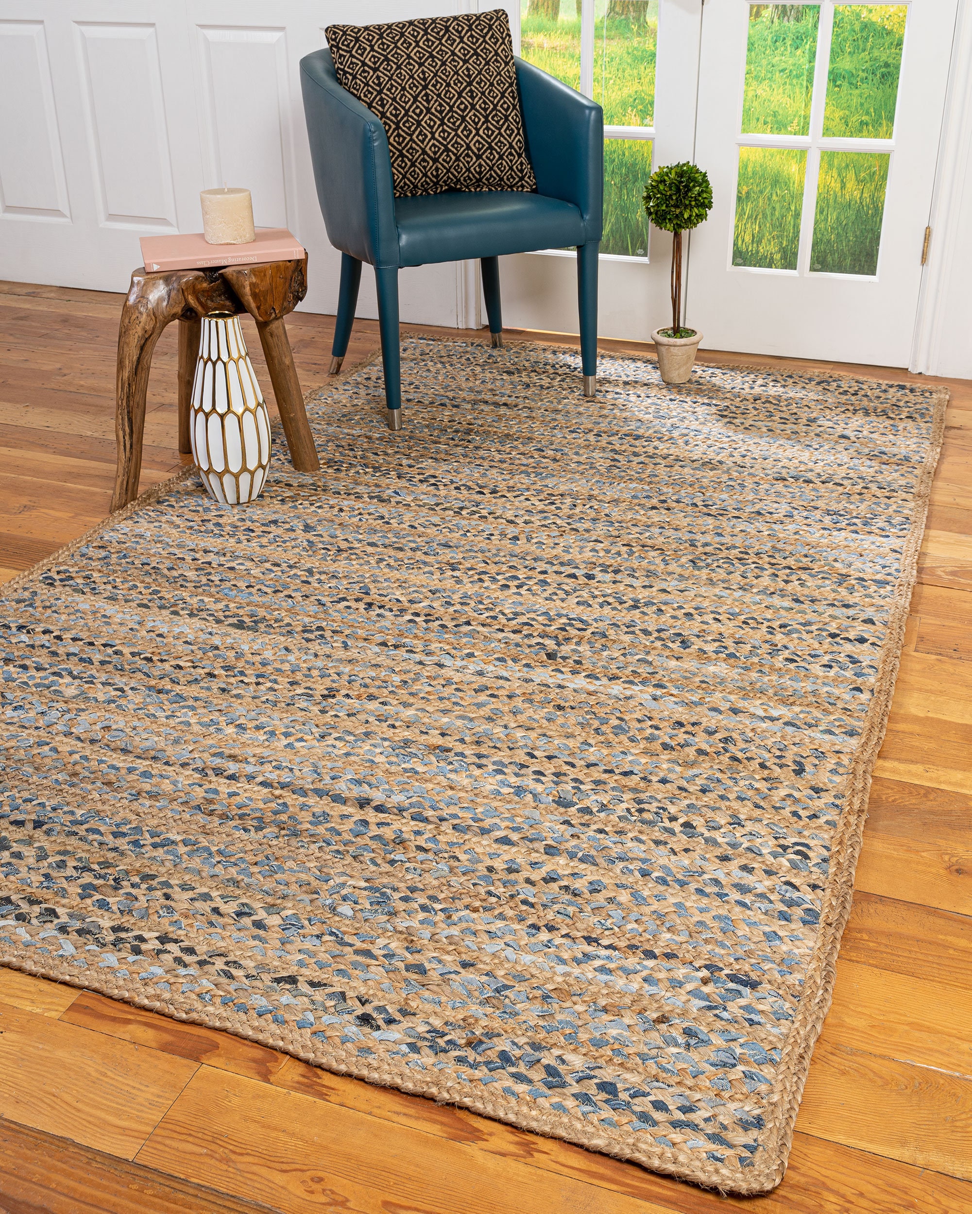 Reversible Braided 5 X 7 Braided Living Room Rugs Bohemian 3 Etsy