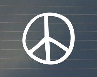 Rainbow Peace Symbol Car Decal Laptop Sticker Truck Decal Funny Sticker