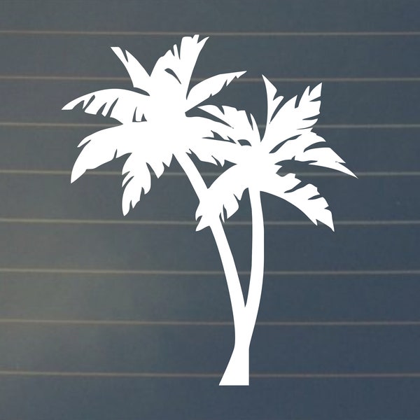 DECAL | Palm Tree Vinyl Decal, Tropical Decal, Car Decal, Laptop Decal, Laptop Sticker, Palm Tree Decal, Palm Tree Sticker, Tropical Sticker