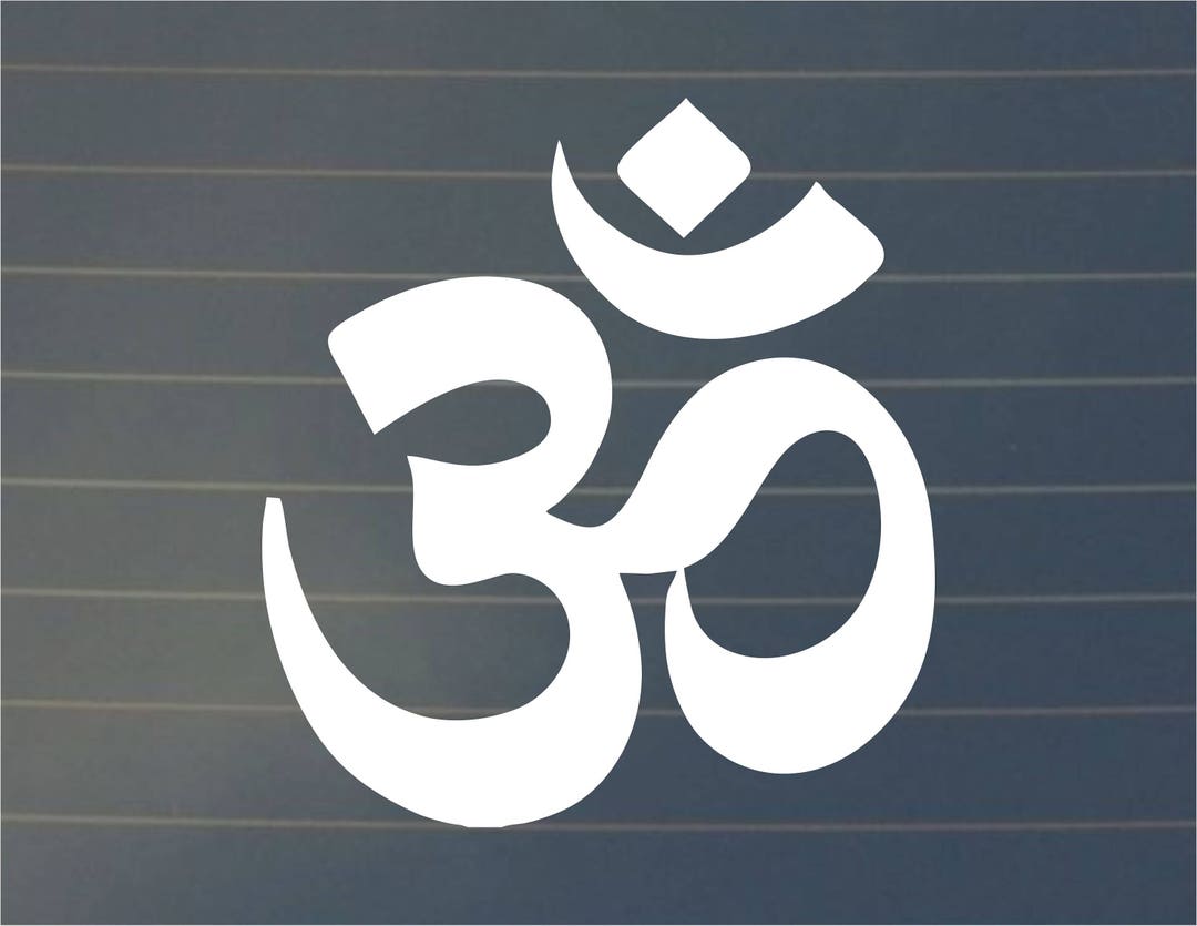 DECAL Om aum Symbol Decal, Car Decal, Laptop Decal, Car Sticker, Laptop Sticker, Window Decal, Om Decal, Om Sticker, Om... 