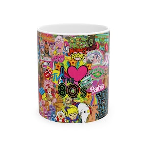 1980's Ceramic Mug, 80's nostalgia (11oz, 15oz)