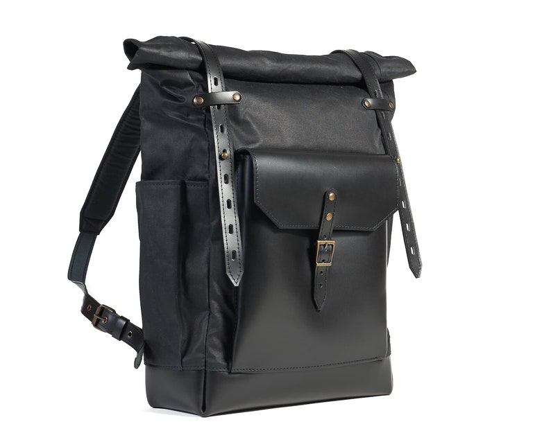 mens waxed canvas backpack