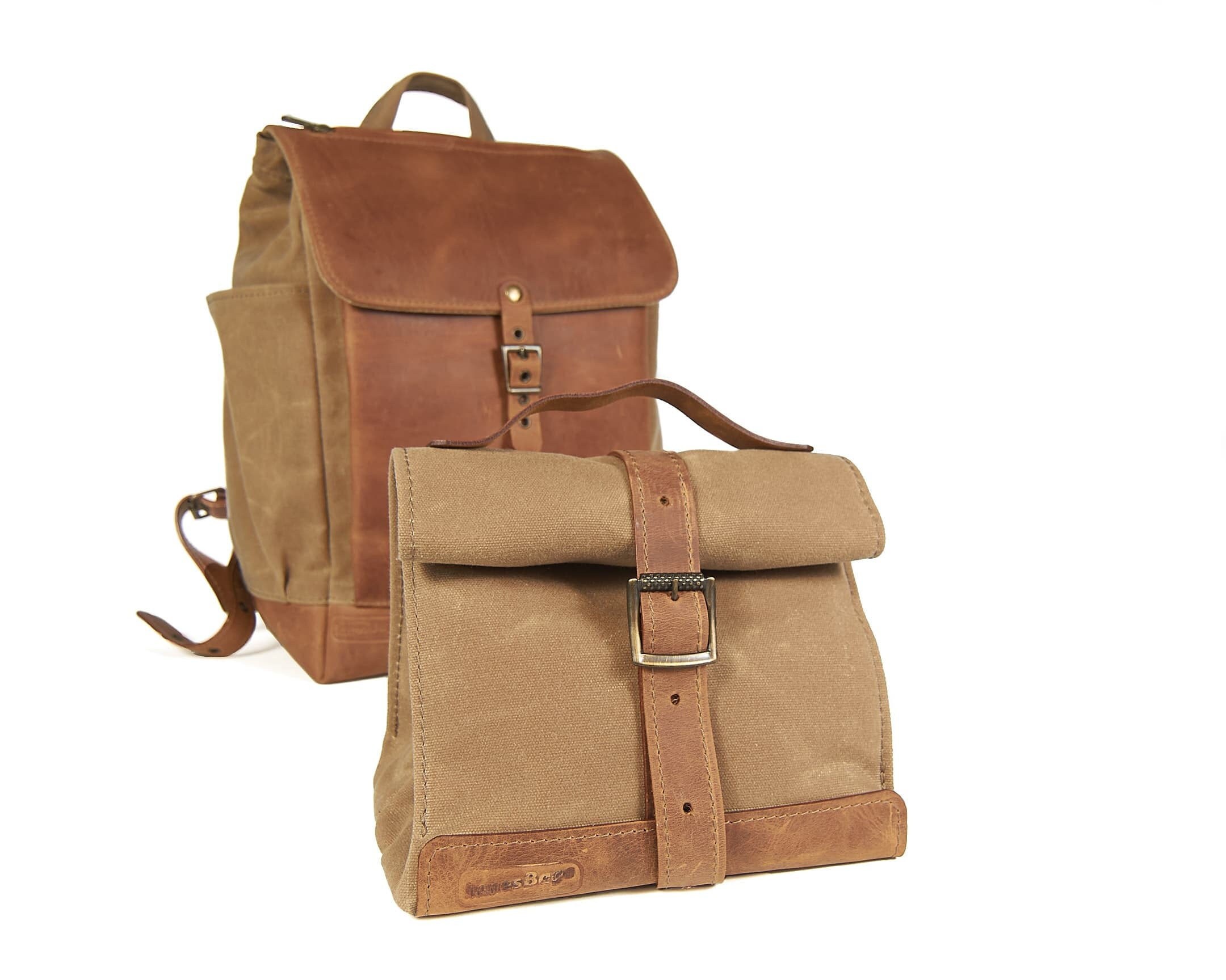 Addon for backpack. Lunch bag with backpack