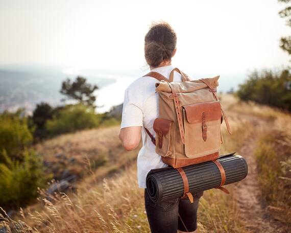 etsy canvas backpack