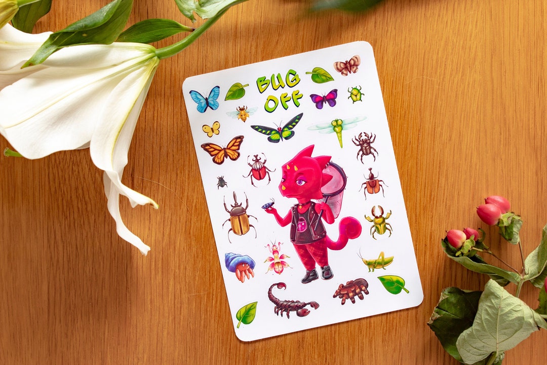 Flick Bug off Animal Crossing Stickers Etsy UK