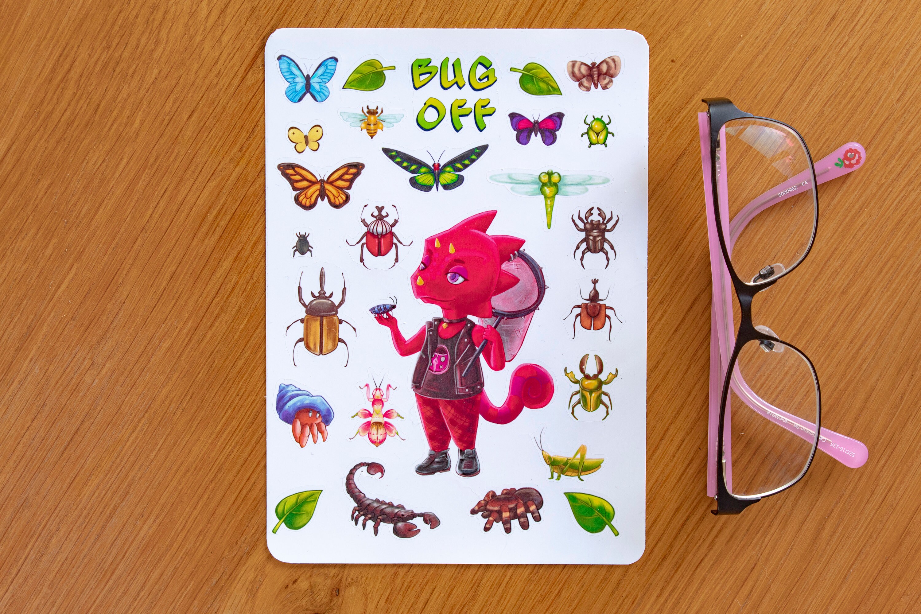 Flick Bug off Animal Crossing Stickers Etsy UK