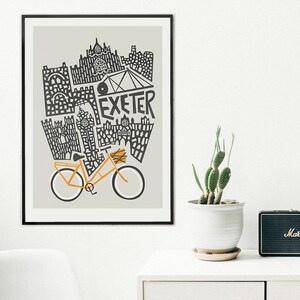 Exeter City Print, Graduation Gift image 4