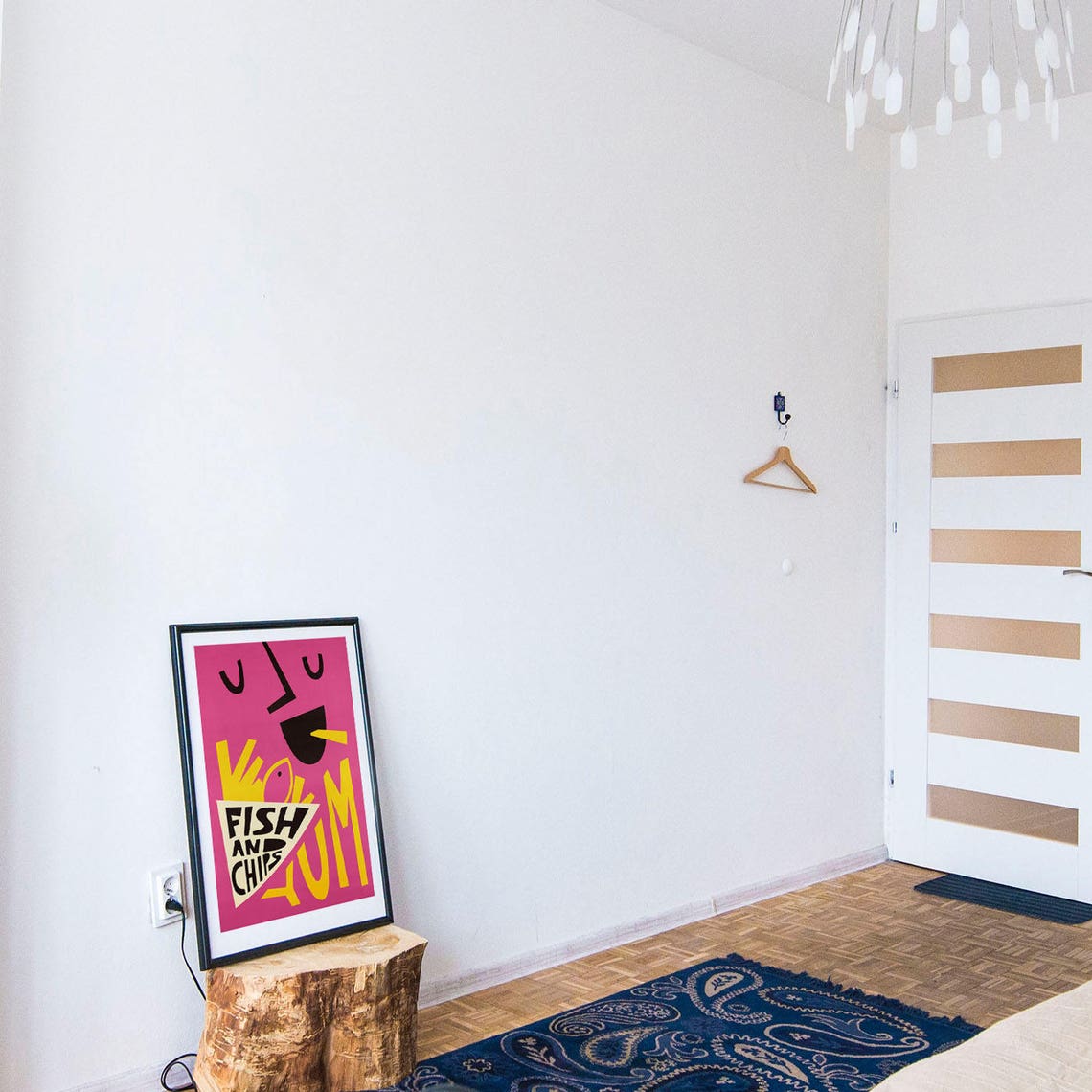 Fish & Chips Print Kitchen Wall Decor Fast Food Kitchen Etsy