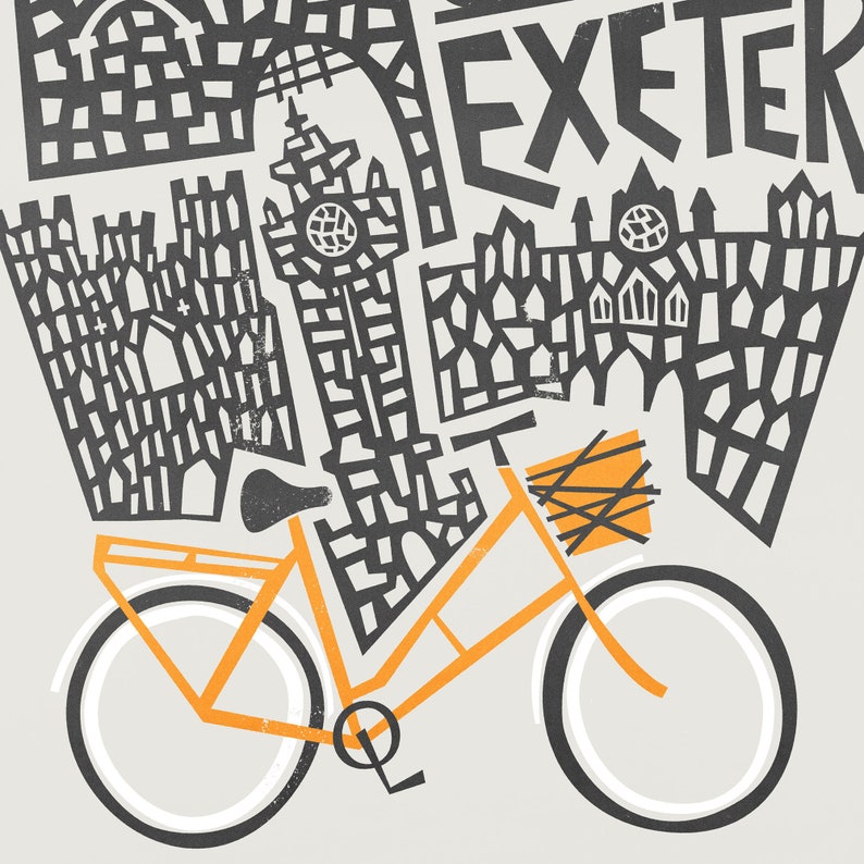 Exeter City Print, Graduation Gift image 2