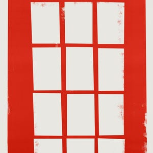 London Red Telephone Box Print: Mid Century Themed Travel Art image 7