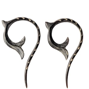 Tribal Wooden Ear Stretcher Gauges handmade earrings /Ear Expanders /Wood stretched ears / Ear lobes Organic Plugs
