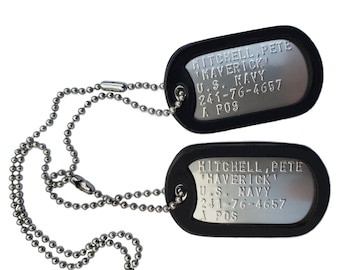 Iceman Dog Tags - Etsy