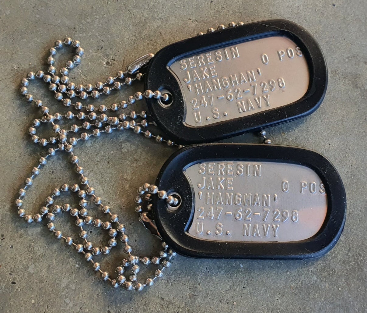 パーソナライズされた米国海軍戦闘機パイロットステンレススチール